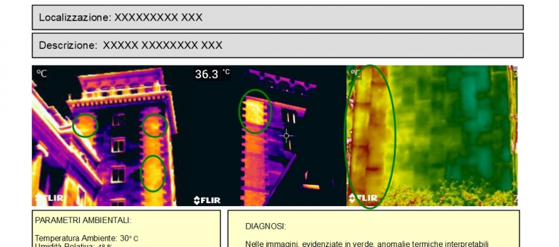 Distacchi del rivestimento lapideo in facciata